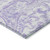 3' X 5' Lavender Ivory And Purple Paisley Washable Indoor Outdoor Area Rug