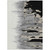 3' X 5' Black Gray And Ivory Abstract Washable Indoor Outdoor Area Rug Transitional Style - Black, Gray, Ivory Color