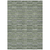 5' X 8' Olive Green And Gray Striped Washable Indoor Outdoor Area Rug