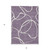 5' X 8' Purple And Ivory Abstract Washable Indoor Outdoor Area Rug - 608219336370