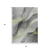3' X 5' Artichoke Green Gray And Silver Abstract Washable Indoor Outdoor Area Rug
