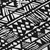3' X 5' Black And Ivory Southwestern Washable Indoor Outdoor Area Rug
