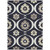 5' X 8' Black Ivory And Taupe Medallion Washable Indoor Outdoor Area Rug - 608219022952