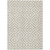 3' X 5' Ivory And Beige Geometric Washable Indoor Outdoor Area Rug Transitional Style - Ivory, Beige Color