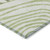 3' X 5' Artichoke Green And Fern Green Abstract Washable Indoor Outdoor Area Rug