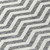 3' X 5' Gray And Ivory Chevron Washable Indoor Outdoor Area Rug