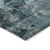 2' X 3' Teal and Gray Floral Washable Non Skid Indoor Outdoor Area Rug