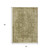 3' X 5' Brown And Beige Abstract Washable Indoor Outdoor Area Rug - Brown, Beige