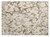 2' X 3' Khaki Floral Washable Non Skid Indoor Outdoor Area Rug