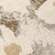2' X 3' Khaki Floral Washable Non Skid Indoor Outdoor Area Rug