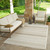 5' X 7' Beige and Brown Geometric Distressed Indoor Outdoor Area Rug