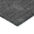 5' X 8' Gray And Charcoal Floral Washable Indoor Outdoor Area Rug