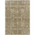 3' X 5' Brown Beige And Ivory Oriental Washable Indoor Outdoor Area Rug