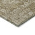 3' X 5' Brown Beige And Ivory Oriental Washable Indoor Outdoor Area Rug