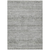 3' X 5' Gray And Charcoal Striped Washable Indoor Outdoor Area Rug