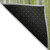 3' X 5' Green Striped Washable Non Skid Indoor Outdoor Area Rug - Green