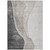 5' X 8' Charcoal Gray And Taupe Abstract Washable Indoor Outdoor Area Rug