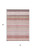 5' X 8' Pink Blush And Burgundy Striped Washable Indoor Outdoor Area Rug