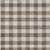 3' X 5' Brown And Beige Plaid Washable Indoor Outdoor Area Rug