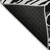 3' X 5' Black Gray And Ivory Abstract Washable Indoor Outdoor Area Rug Transitional Style - Black, Gray, Ivory Color