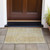 2' X 3' Beige Abstract Washable Indoor Outdoor Area Rug Transitional Style - Beige Color