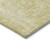 3' X 5' Gold Wheat And Ivory Abstract Washable Indoor Outdoor Area Rug