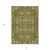 5' X 8' Olive Green Taupe And Beige Moroccan Washable Indoor Outdoor Area Rug