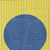 5' X 8' Yellow And Blue Striped Washable Indoor Outdoor Area Rug