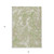 5' X 8' Artichoke Green And Ivory Abstract Washable Indoor Outdoor Area Rug Transitional Style - Artichoke Green, Ivory Color