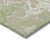 5' X 8' Artichoke Green And Ivory Abstract Washable Indoor Outdoor Area Rug Transitional Style - Artichoke Green, Ivory Color