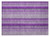 2' X 3' Purple Striped Washable Non Skid Indoor Outdoor Area Rug - Purple