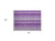 2' X 3' Purple Striped Washable Non Skid Indoor Outdoor Area Rug - Purple