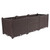 47" X 16" Dark Brown Heavy Duty Plastic Rectangular Self Watering Planter Box
