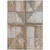 5' X 8' Copper And Gray Geometric Washable Indoor Outdoor Area Rug