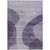 5' X 8' Purple Lavender And Eggplant Abstract Washable Indoor Outdoor Area Rug