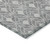 5' X 8' Gray And Light Gray Geometric Washable Indoor Outdoor Area Rug