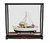 Homeroots Home Decor 13.75" x 40" x 39.25" Table Top Display Case, Dark Mahogany, Wooden