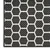 6' X 9' Black And Ivory Geometric Indoor Outdoor Area Rug