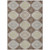 5' X 8' Chocolate And Beige Floral Washable Indoor Outdoor Area Rug - Chocolate, Beige