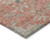 3' X 5' Coral Charcoal And Gray Floral Washable Indoor Outdoor Area Rug