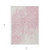 5' X 8' Pink And Ivory Medallion Washable Indoor Outdoor Area Rug