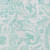 3' X 5' Turquoise And Ivory Paisley Washable Indoor Outdoor Area Rug - 608219121587