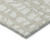3' X 5' Beige And Ivory Abstract Washable Indoor Outdoor Area Rug