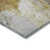 3' X 5' Gold And Gray Abstract Washable Indoor Outdoor Area Rug - 880016569315