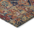 3' X 5' Red Orange and Blue Oriental Washable Non Skid Indoor Outdoor Area Rug