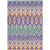 3' X 5' Purple Lilac And Orange Southwestern Washable Indoor Outdoor Area Rug