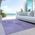 5' X 8' Lavender And Purple Patchwork Washable Indoor Outdoor Area Rug