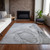 3' X 5' Gray Abstract Washable Non Skid Indoor Outdoor Area Rug