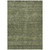 3' X 5' Olive Green And Ivory Geometric Washable Indoor Outdoor Area Rug - 880016735574