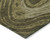3' X 5' Olive Green And Beige Abstract Washable Indoor Outdoor Area Rug - Olive Green, Beige